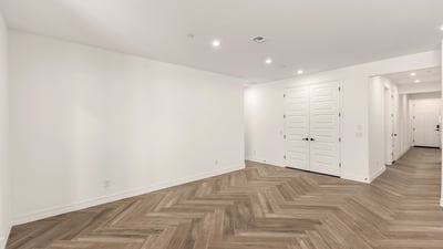 Versatile dining area with open-concept flow and upgraded flooring, ideal for both casual meals and formal gatherings.