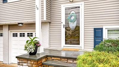 Inviting entryway.