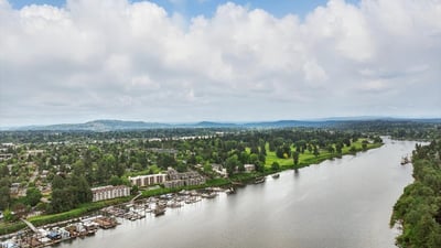 The Willamette River View from the Balconies