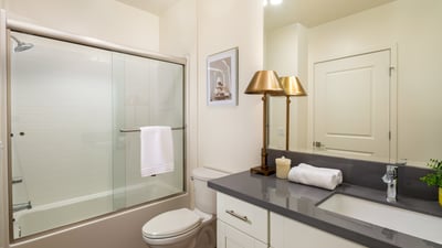Guest Bathroom -2 Bedrooms Plan