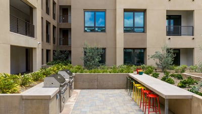 Out Door BBQ with Seating Area