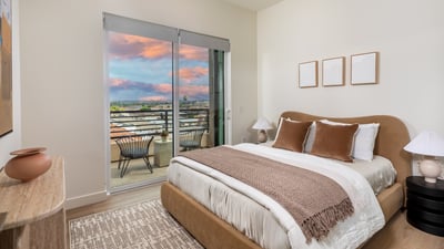 Guest Bedroom -2 Beds 2 Baths Plan