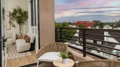 View From The Private Balcony