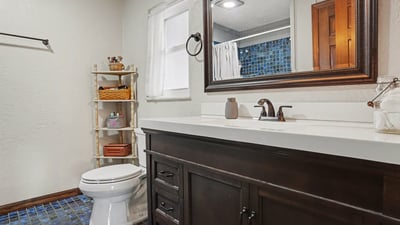 The Master Bedroom's ensuite bathroom.
