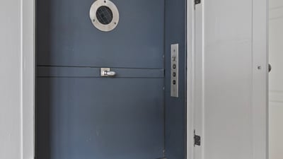 Discover a unique built-in safe, perfect for securing valuables in a convenient location.