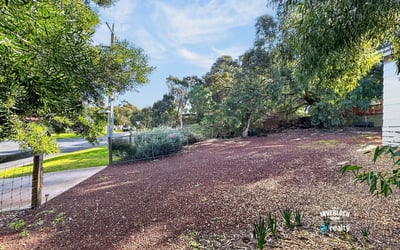 Spacious lot featuring mature trees and ample outdoor space, perfect for your future home design.