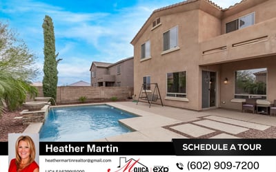 Step outside to a private pool and spacious patio designed for gatherings. The easy-care landscaping and versatile seating areas make this Glendale home ideal for enjoying Arizona s sunshine.