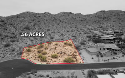 Rare half-acre lot featuring elevated terrain, scenic mountain surroundings, and exceptional custom home possibilities. This luxury Phoenix homesite combines privacy, views, and outdoor lifestyle appeal.