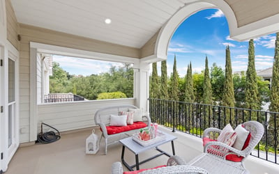 Bedroom 4-Relax on this spacious balcony, offering scenic views and comfortable seating for gatherings or quiet moments.