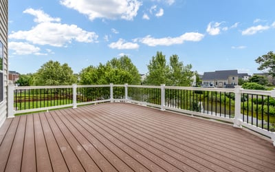 Deck Overlooking Water Views