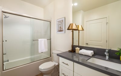 Guest Bathroom -2 Bedrooms Plan