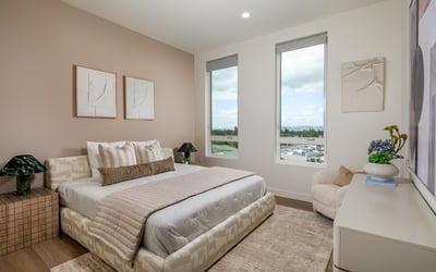 Master Bedroom - Unit 506 ( 2 Bedroom 2 baths Plan)