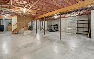 1,414 square feet of unfinished lower level ready for your personal touch!
