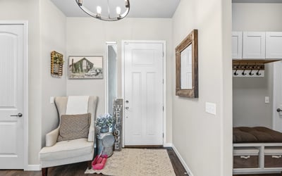 Entry and mudroom
