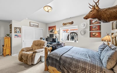 Jr Suite in basement with attached bath