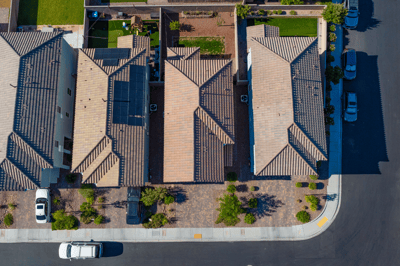 Modern homes with spacious layouts and well-maintained exteriors, situated in a vibrant community.