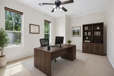Virtually Staged. Dedicated home office