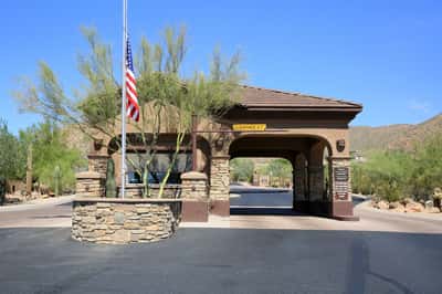 Guard-gated access provides security and exclusivity within Scottsdale Mountain, enhancing the overall lifestyle experience.