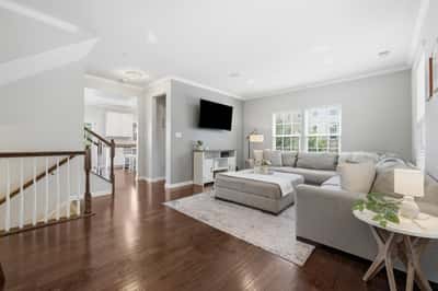 Bright and airy living area, perfect for relaxation or entertaining guests.