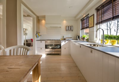 Light and Bright Kitchen with View