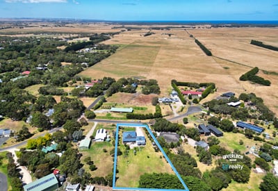 Spacious property with expansive land and scenic coastal views, perfect for your future dream home.