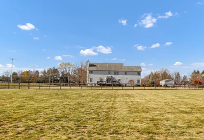 The expansive, open, useable backyard offers endless possibilities for outdoor fun.
