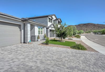 Soak in picturesque mountain views right from your front yard part of what makes this Peoria location so peaceful and unique.