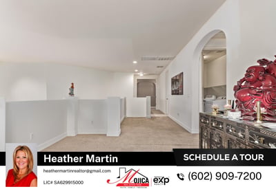 Located upstairs near bedrooms, the laundry area improves daily efficiency and flow. This thoughtful feature adds value to this spacious Glendale home with open-concept interior.
