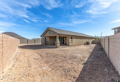 Expansive backyard ready for custom landscaping, outdoor living, or pool addition. Private and fully enclosed for added comfort