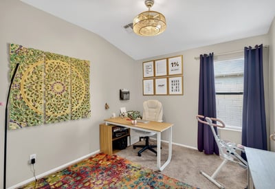 Adaptable space for office, bedroom, or hobbies. Bright and functional layout fits a variety of needs in this Casa Grande home.