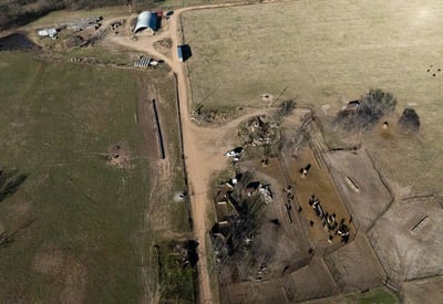 North corral and working pens.