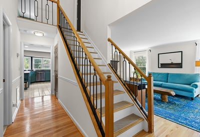 Light-filled Two Story Foyer