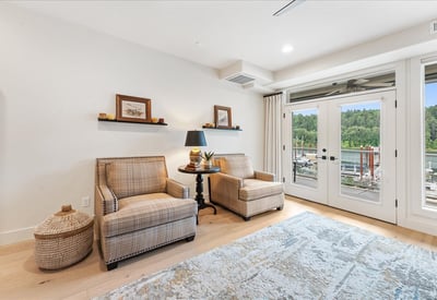 French Doors to Primary Balcony
