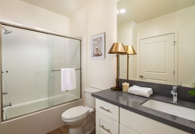 Guest Bathroom -2 Bedrooms Plan