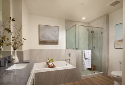 Master Bathroom Has Separate Shower Room and Bathtub