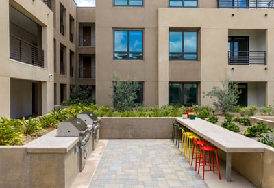 Out Door BBQ with Seating Area