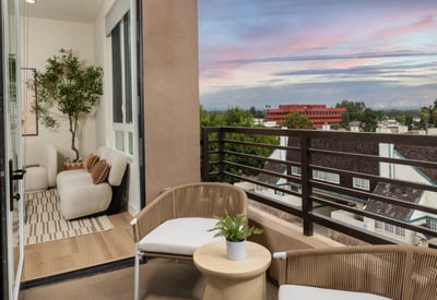 View From The Private Balcony