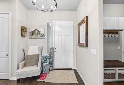 Entry and mudroom