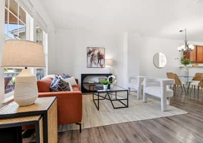 An entry that feels like home...bright, open and inviting.