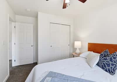 Brand new carpet and paint plus ceiling fan.