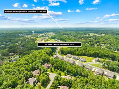 809 Brown Creek Drive, Matthews, NC