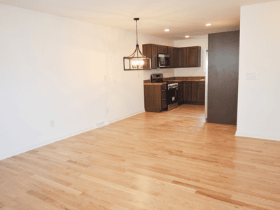 View to Dining Area & Kitchen