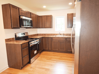 Kitchen with Gas Range