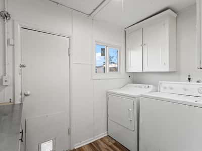 Laundry and Rear Entrance