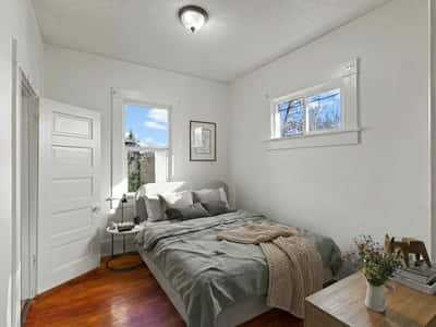 Rear Bedroom (virtually staged)