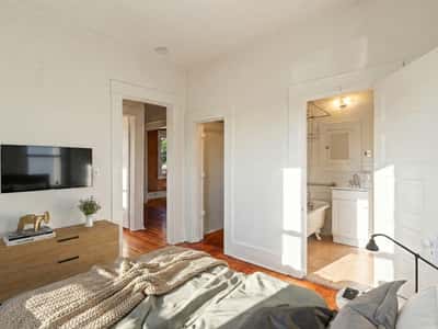 Rear Bedroom (virtually staged)