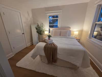 Bedroom 2 with en-suite bath