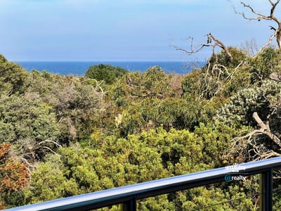 Breathtaking ocean views framed by lush greenery offer a unique coastal retreat opportunity.