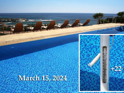 Spring is here and pool is getting warmer!