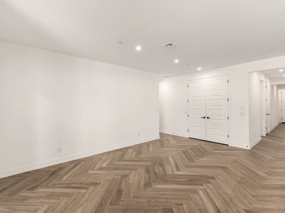 Versatile dining area with open-concept flow and upgraded flooring, ideal for both casual meals and formal gatherings.